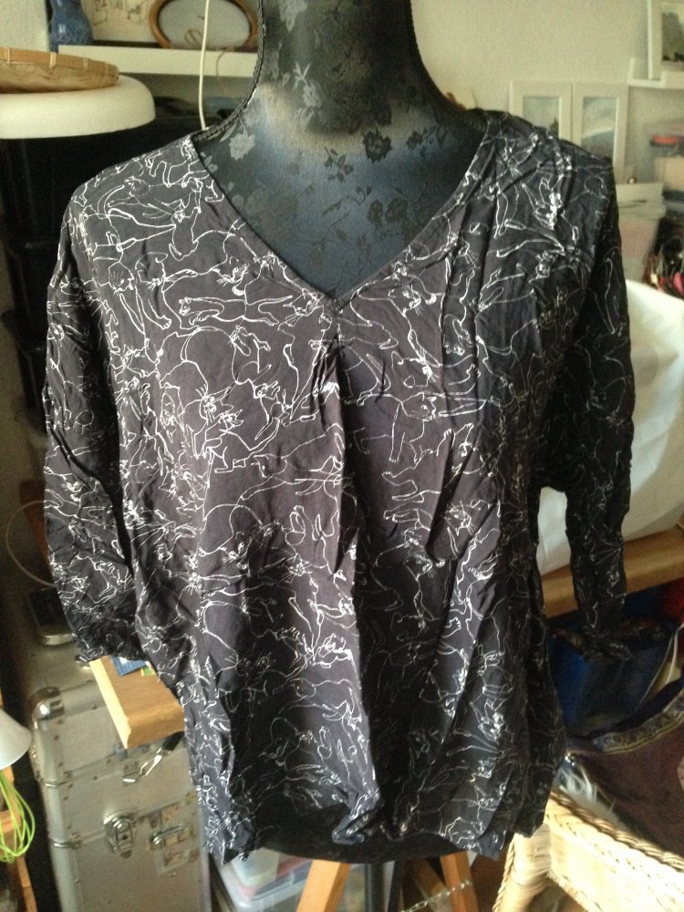 Katzen Bluse 