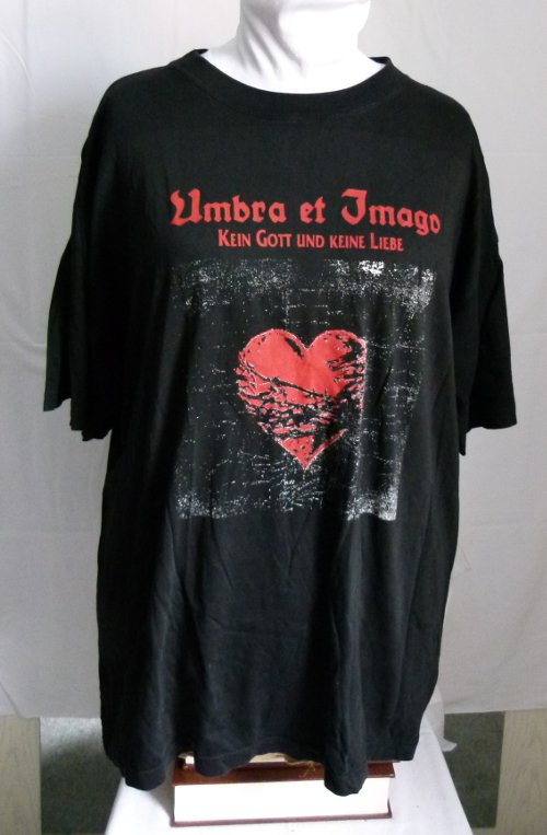 Umbra et Imago Band Shirt T-Shirt, schwarz rot, Gothic Darkwave Metal Merchandise Oversize