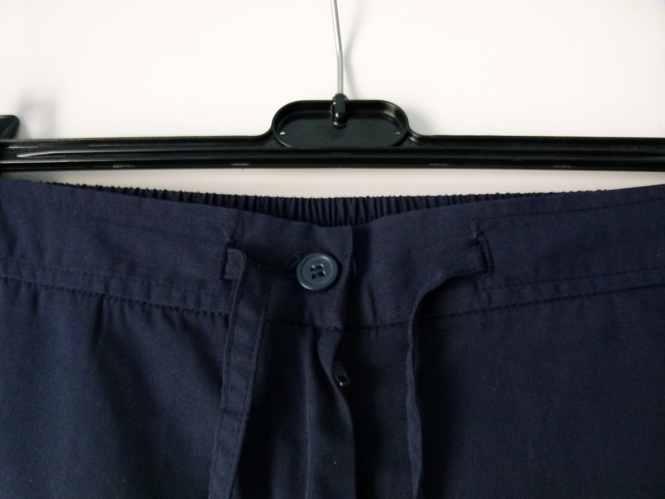 Capri Hose, 7/8el mit weitem Bein, dunkelblau indigo, Sommer Mori Boho Goa Casual