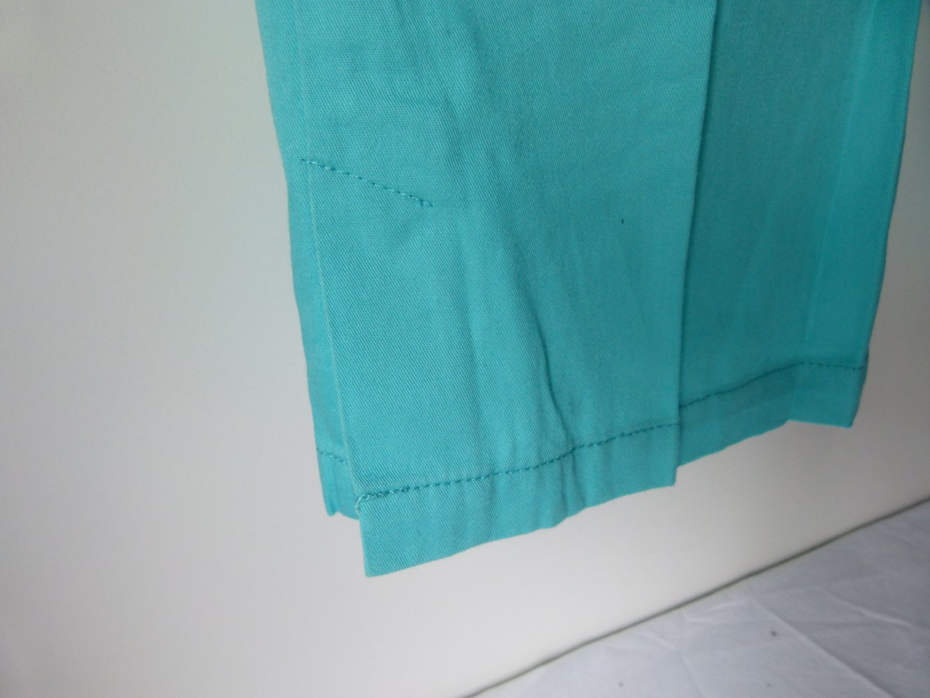 Sommer Hose Capri, türkisgrün mint, Baumwolle, Boho Goa Festival Lagenlook Landleben