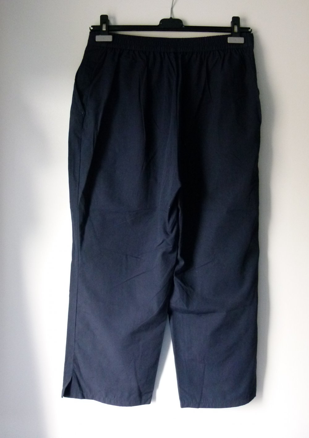 Capri Hose, 7/8el mit weitem Bein, dunkelblau indigo, Sommer Mori Boho Goa Casual