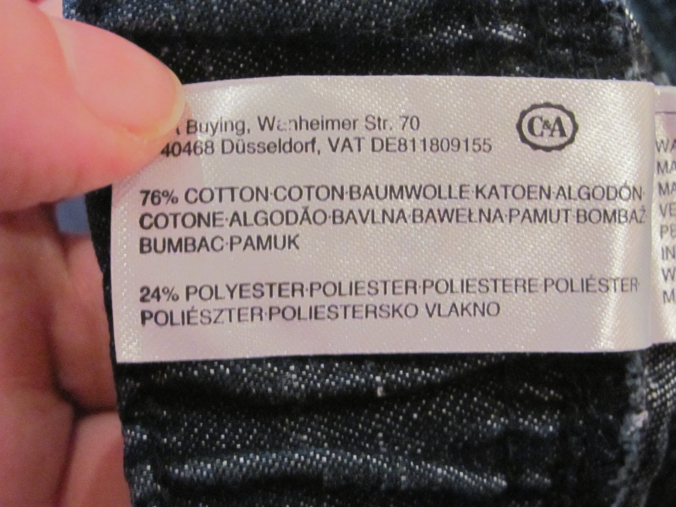 Shorts kurze Hose Jeans Palomino Größe 116 C&A