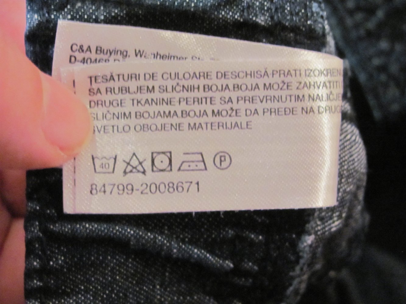 Shorts kurze Hose Jeans Palomino Größe 116 C&A