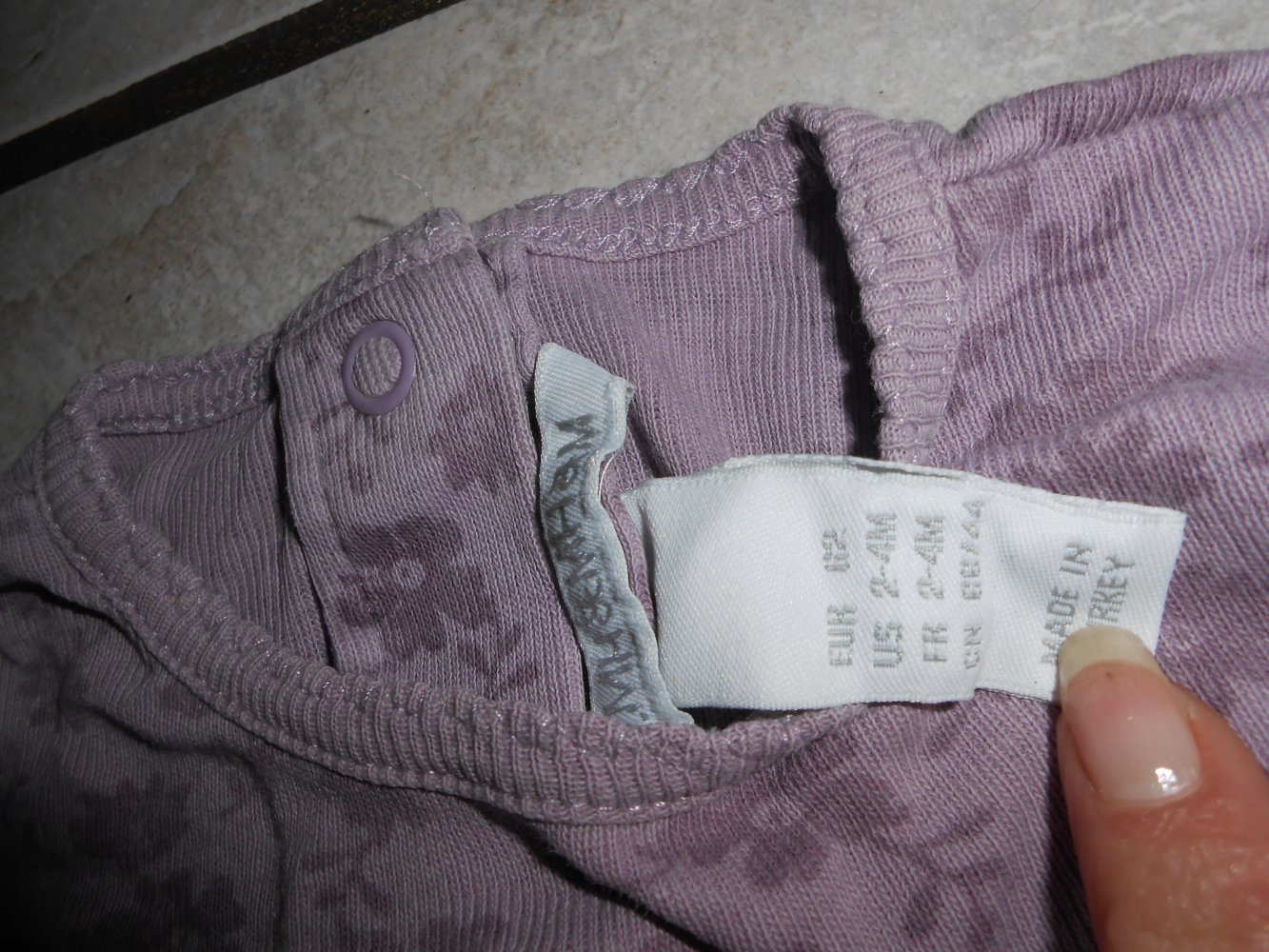 2 Pullover H&M grau lila 62