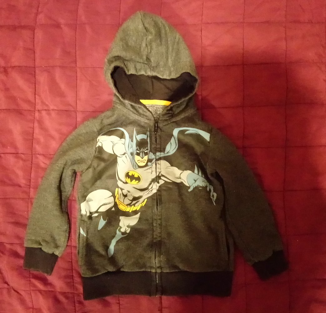 Sweatjecke Hoodie batman 110 grau