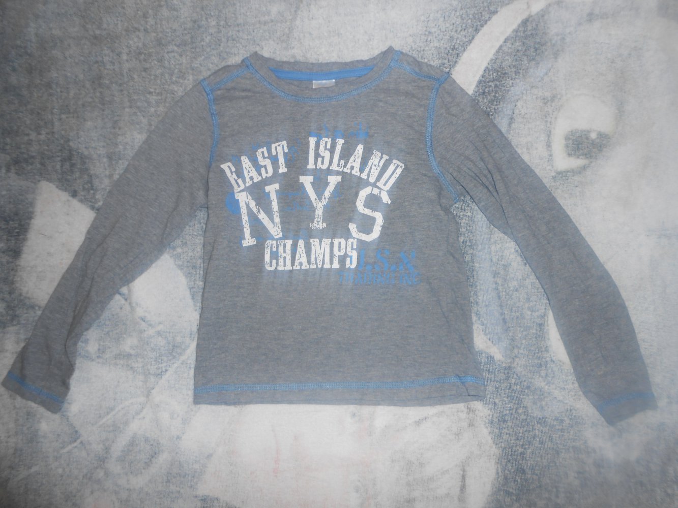 Pullover Longsleeve 116 grau alive