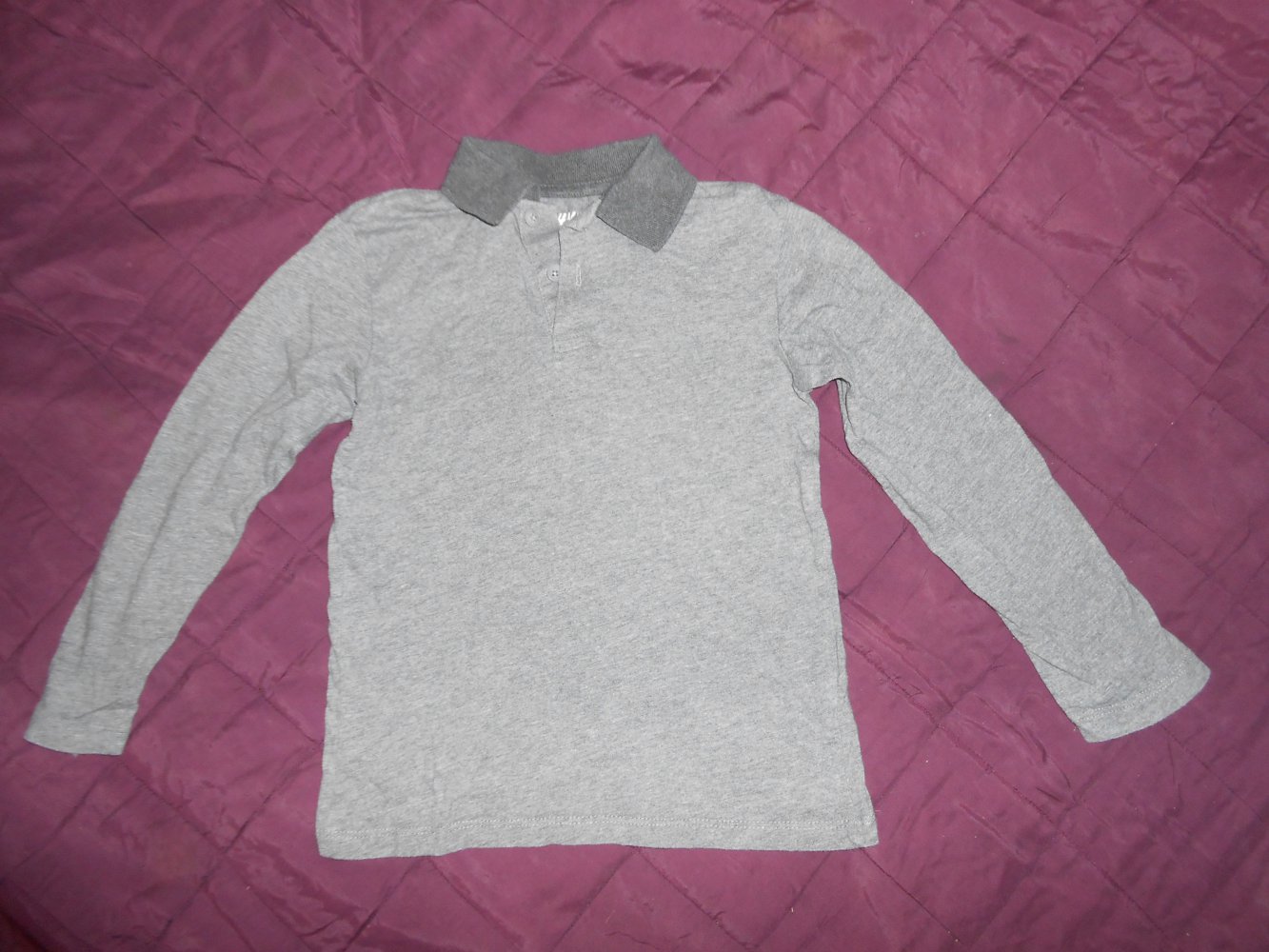 Longsleeve Pulli 110/116 grau H&M