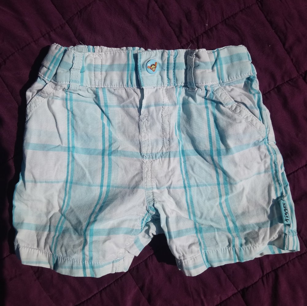 Shorts blau weiß Tigger winnie Pooh 74 H&M