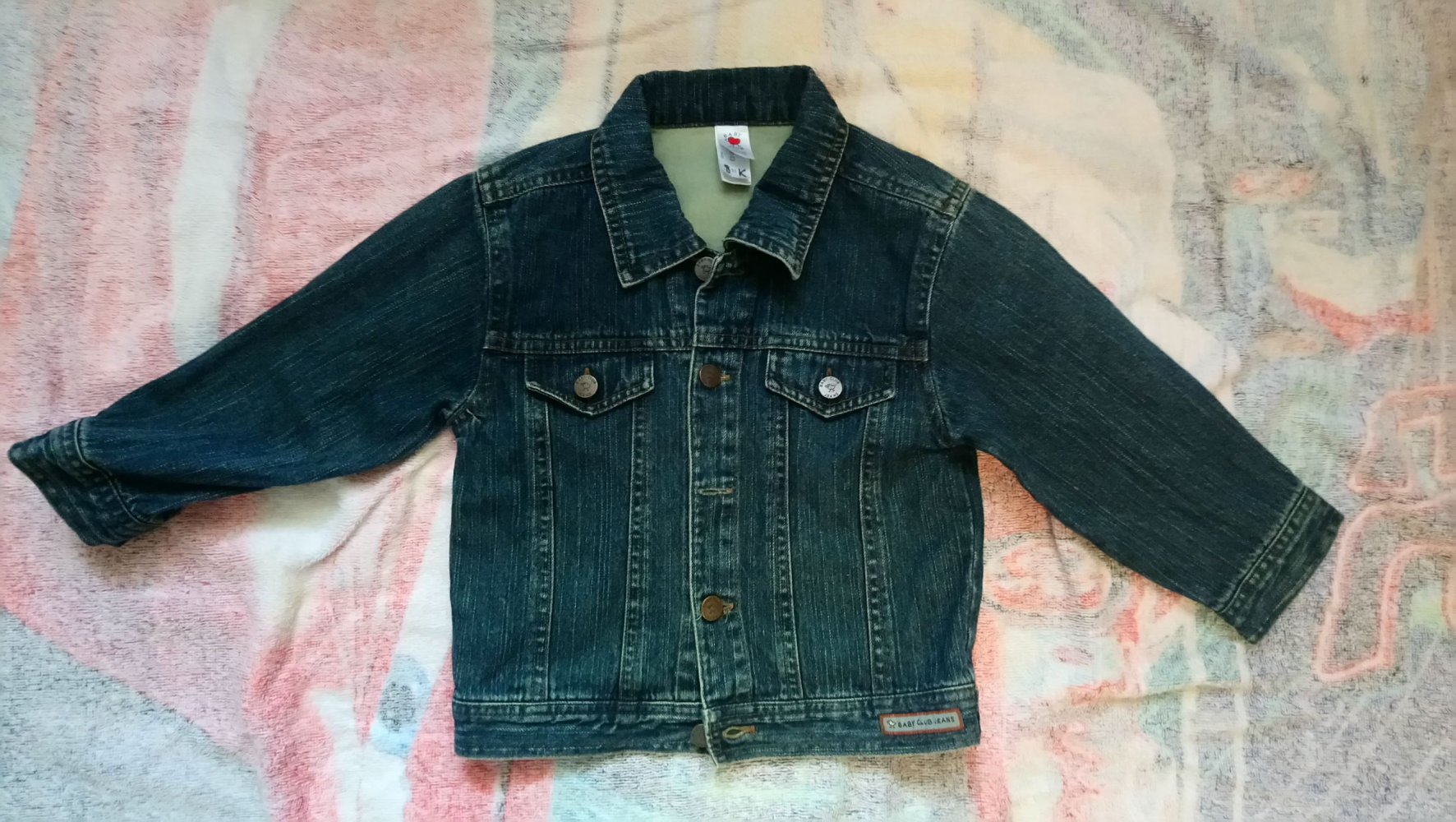 Jeans Jacke 92 C&A blau