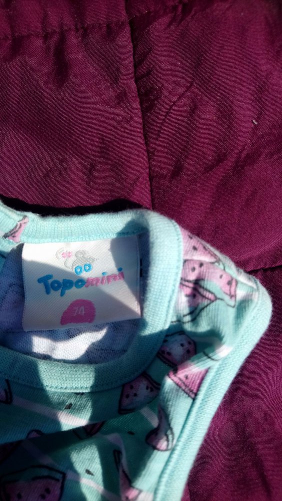 Kleid türkis Melone topomini 74