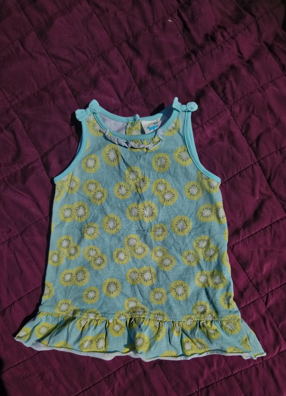 Kleid Kiwi 74 türkis topomini