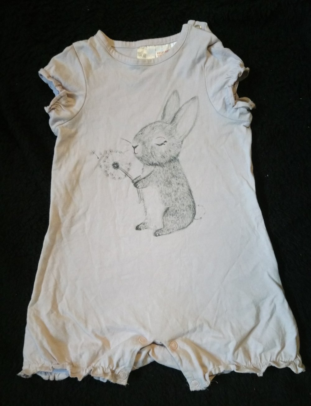 Einteiler Spieler H&M rosa 74 Hase