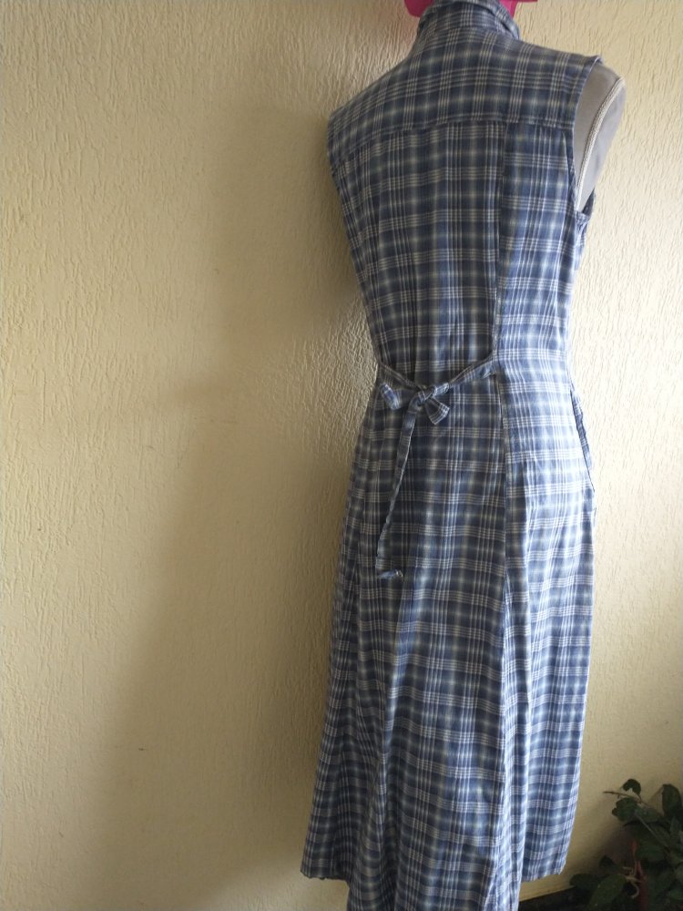 Kariertes Hemdblusenkleid