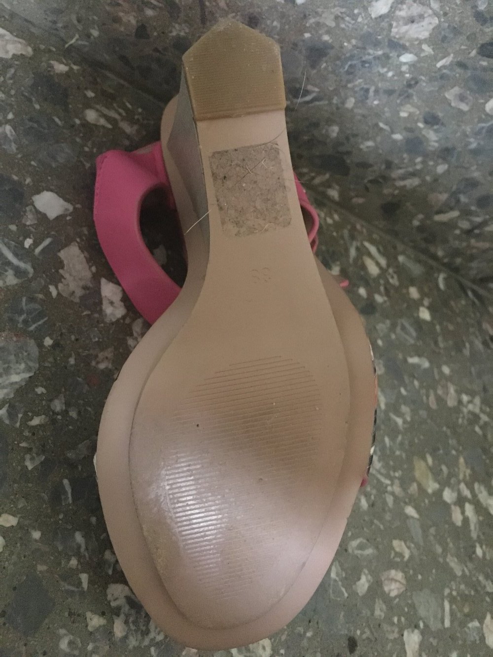  Keilsandalette in Rose