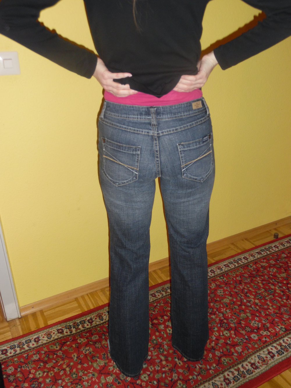 blaue Straight Jeans von Tom Tailor
