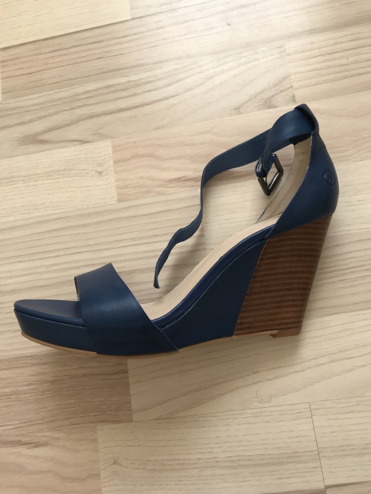 Keilpumps gr.41 blau, Bronx