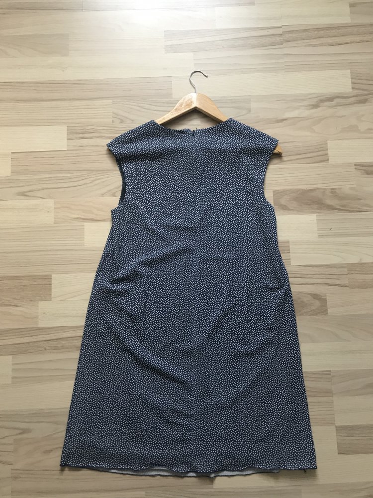 Kleid gr.S Mango, blau, Punkte 