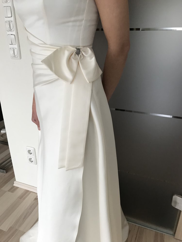 Ungetragenes Abendkleid, Hochzeitskleid gr.34/36 creme