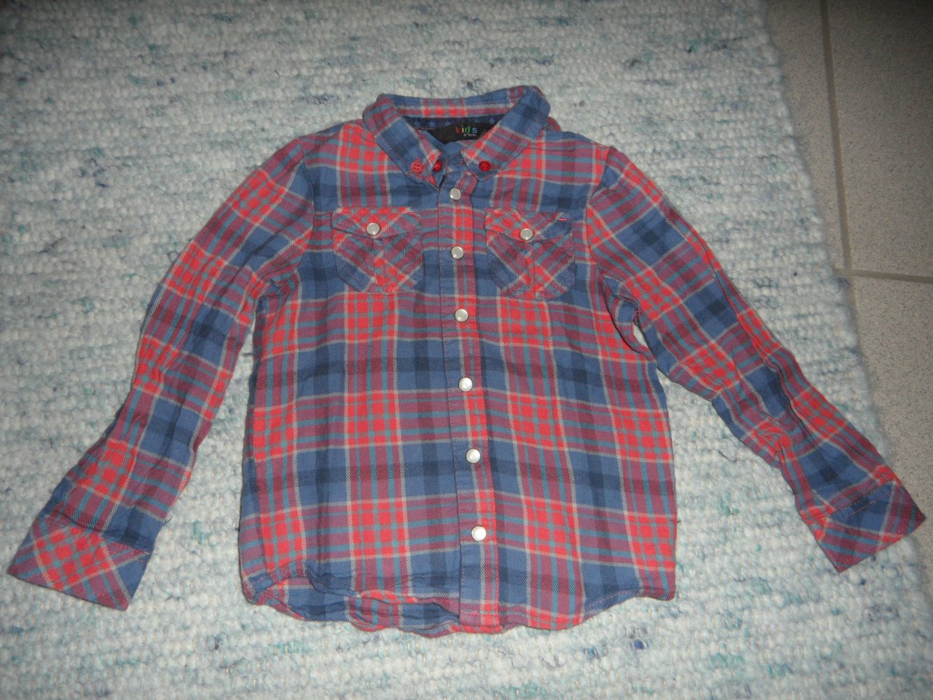 Tchibo kids 110/116 schönes Flanell-Hemd 