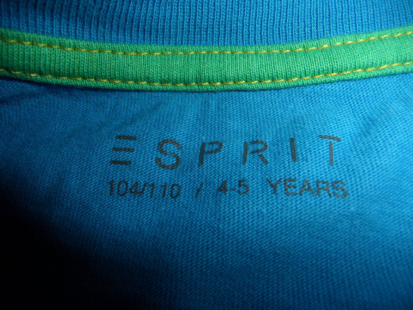 Esprit Langarmshirt Spruch 104/110