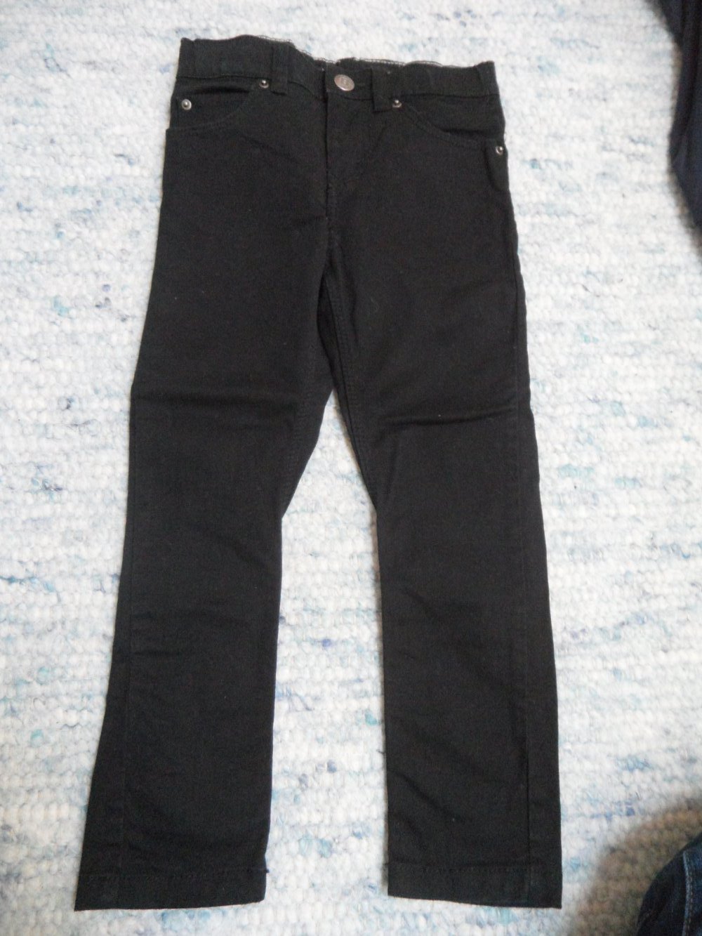 H&M schwarze Chino slim leg 104