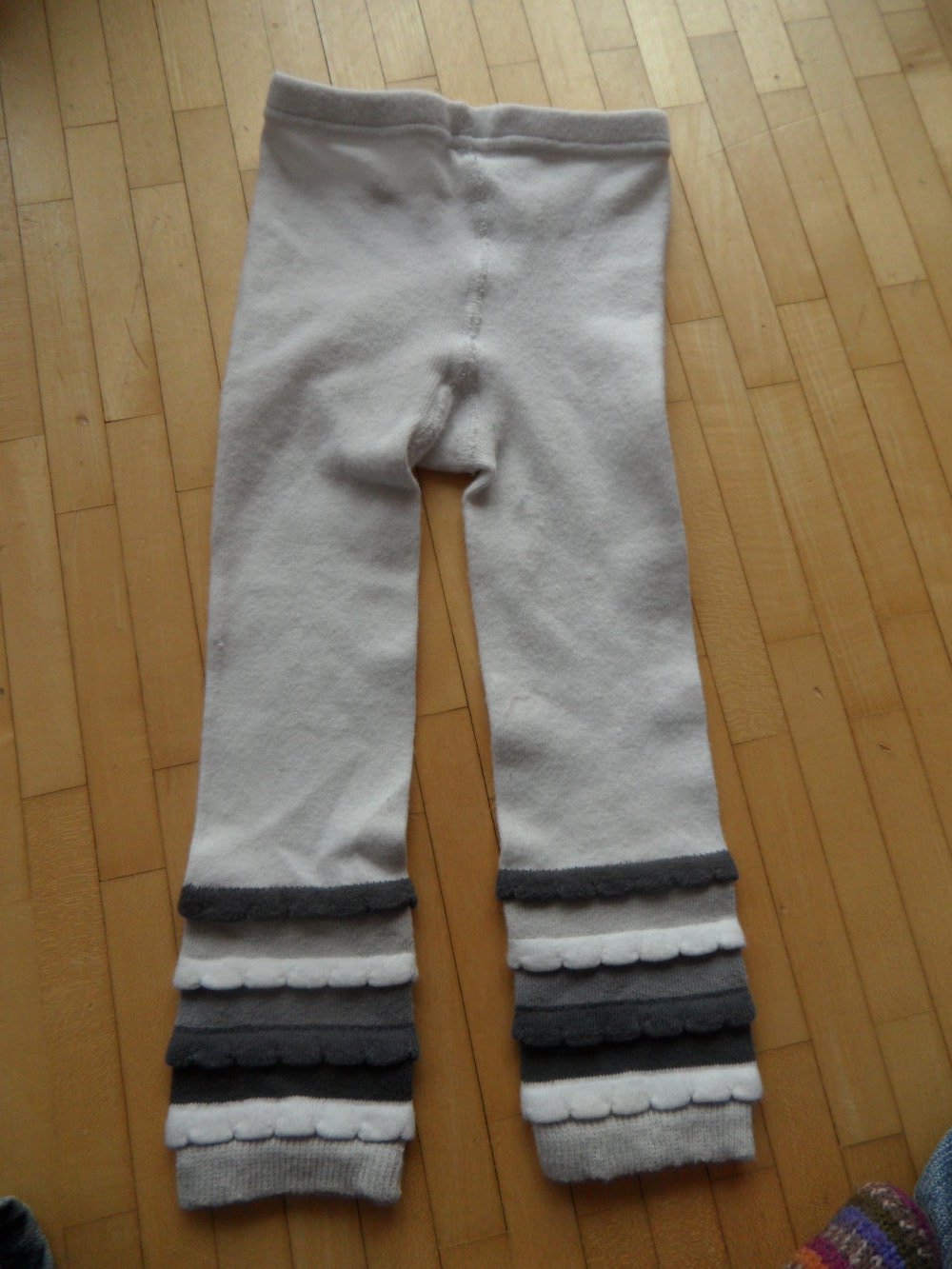 Strick-Legging 104/110/116 3/4 Länge