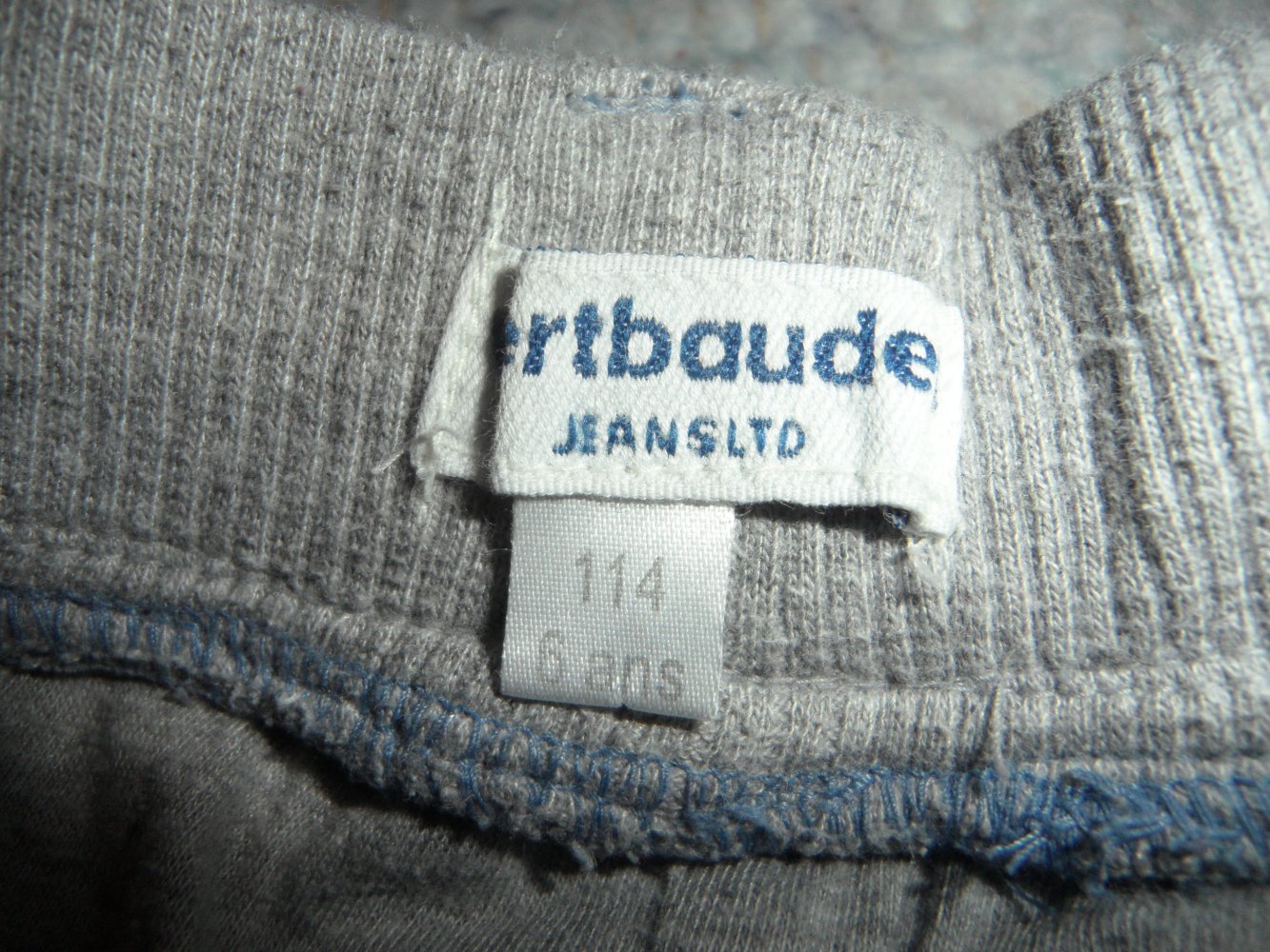 Vertbaudet Thermohose Robusthose 110/116 Thermo Jeans