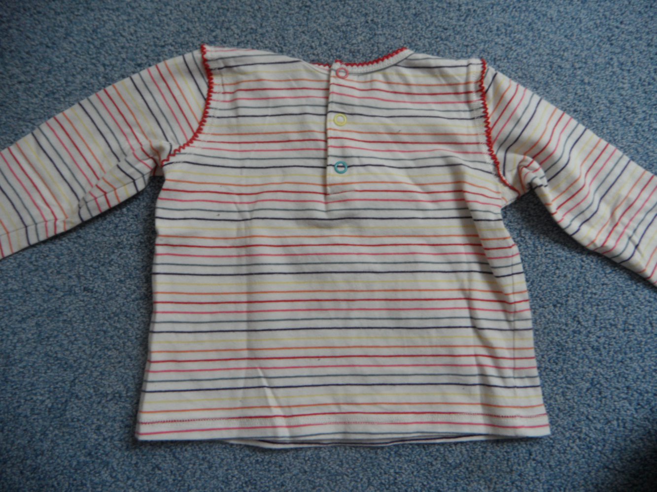 sergent major süßes gestreiftes Langarmshirt 80 floral