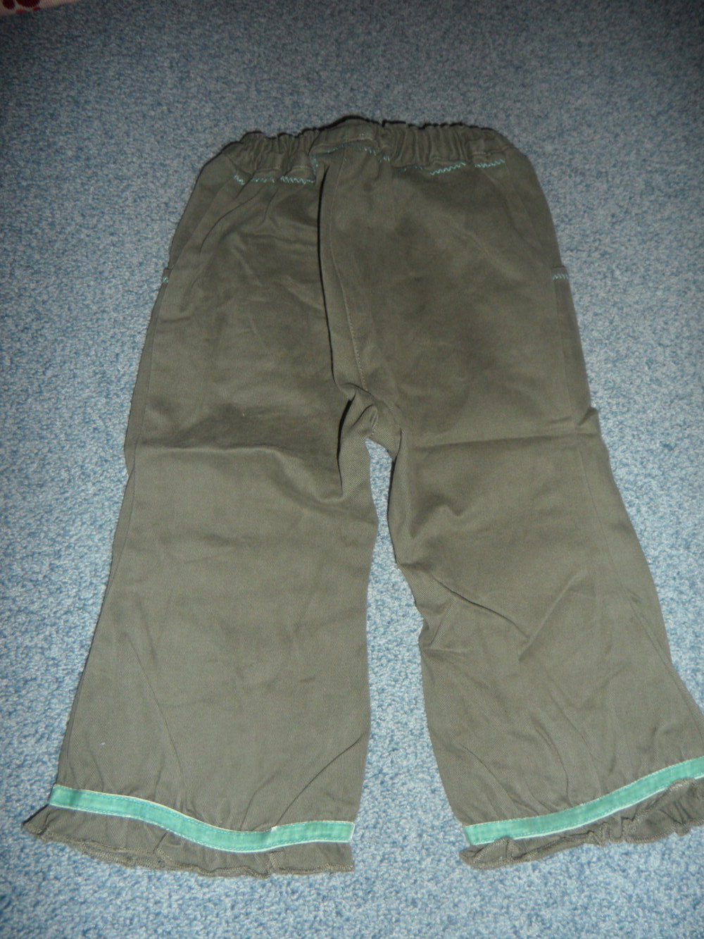 Esprit tolle Hose Jeansstoff farbig Gr. 74