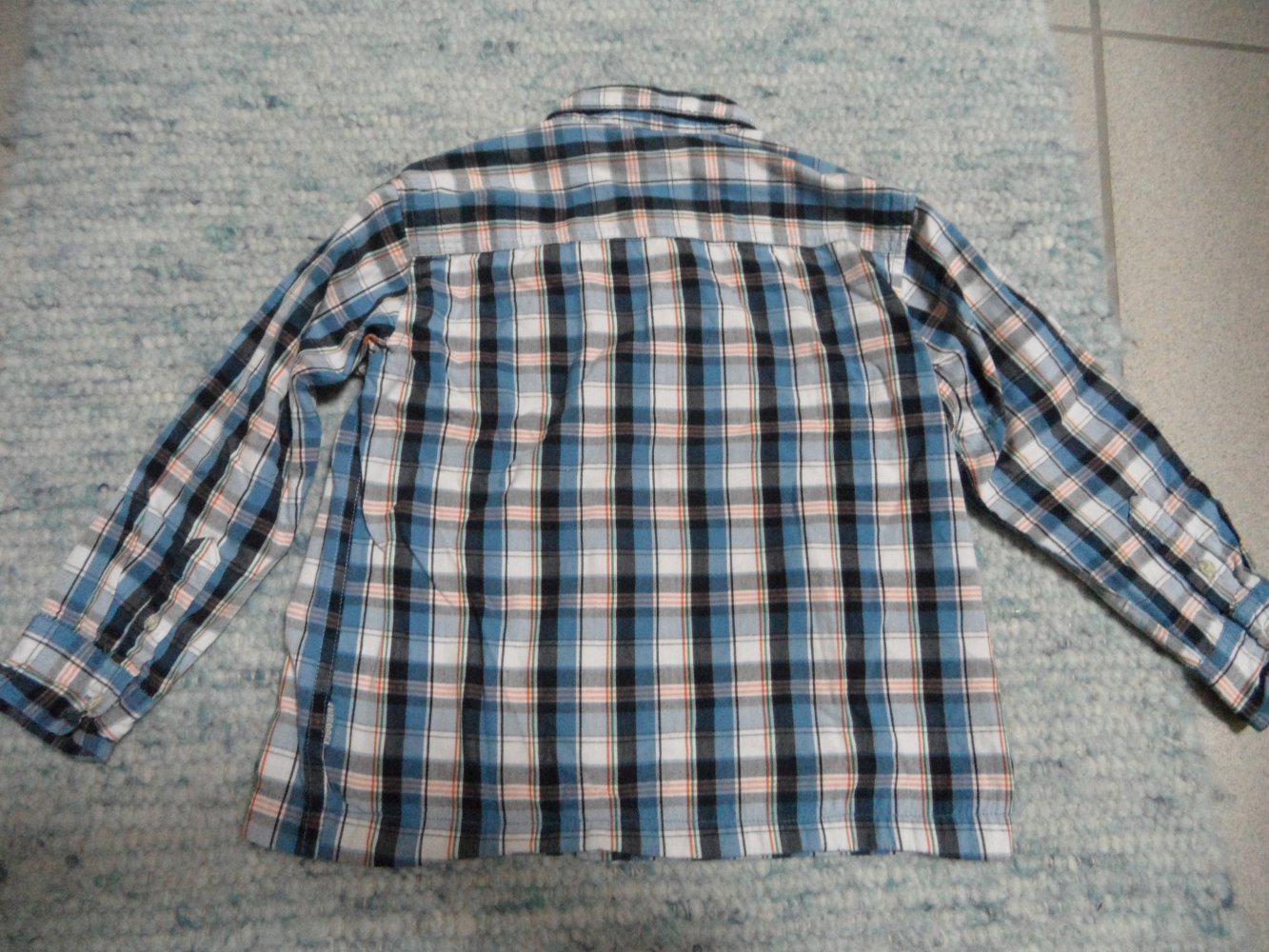 H&M gefüttertes Hemd 104 kariert Karo