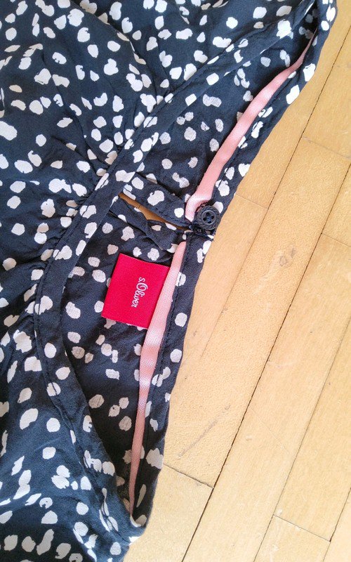 S.Oliver süße dünne Bluse mit 3/4 Ärmeln schick zu Jeans