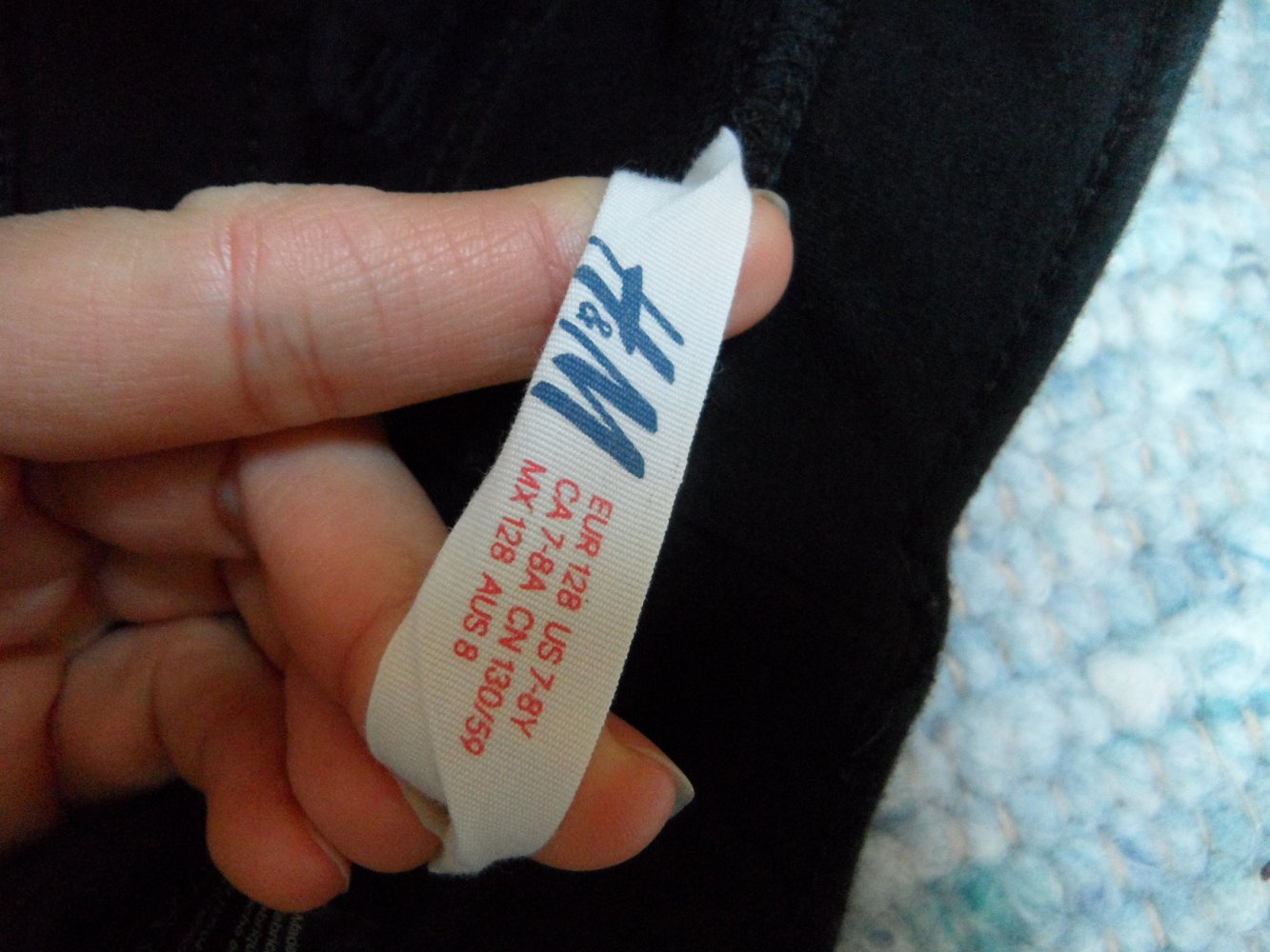 H&M dickere Leggings Tregging 128