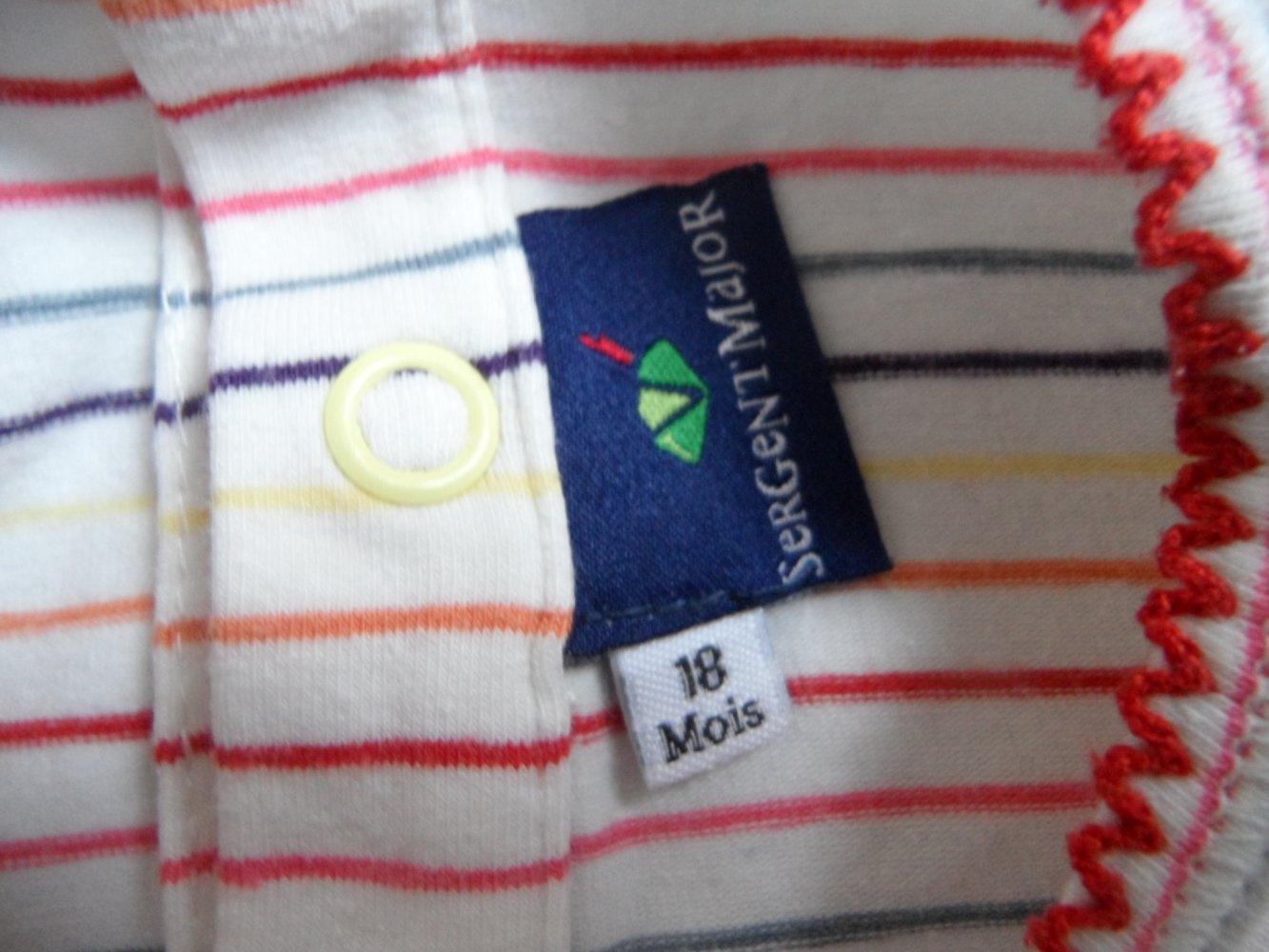 sergent major süßes gestreiftes Langarmshirt 80 floral