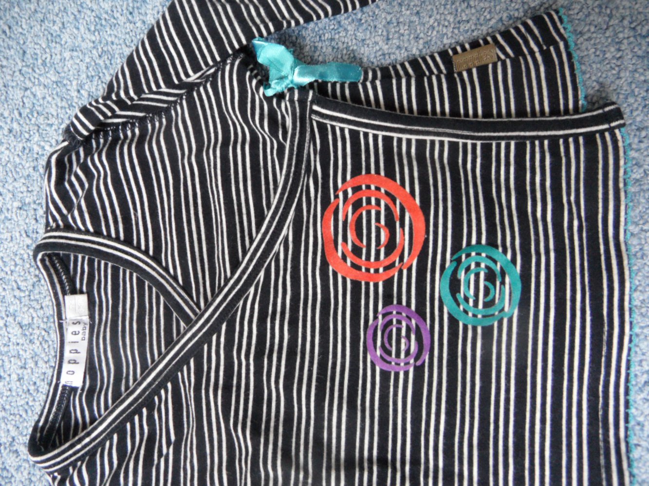 Noppies zuckersüßes Wickel-Langarmshirt 74