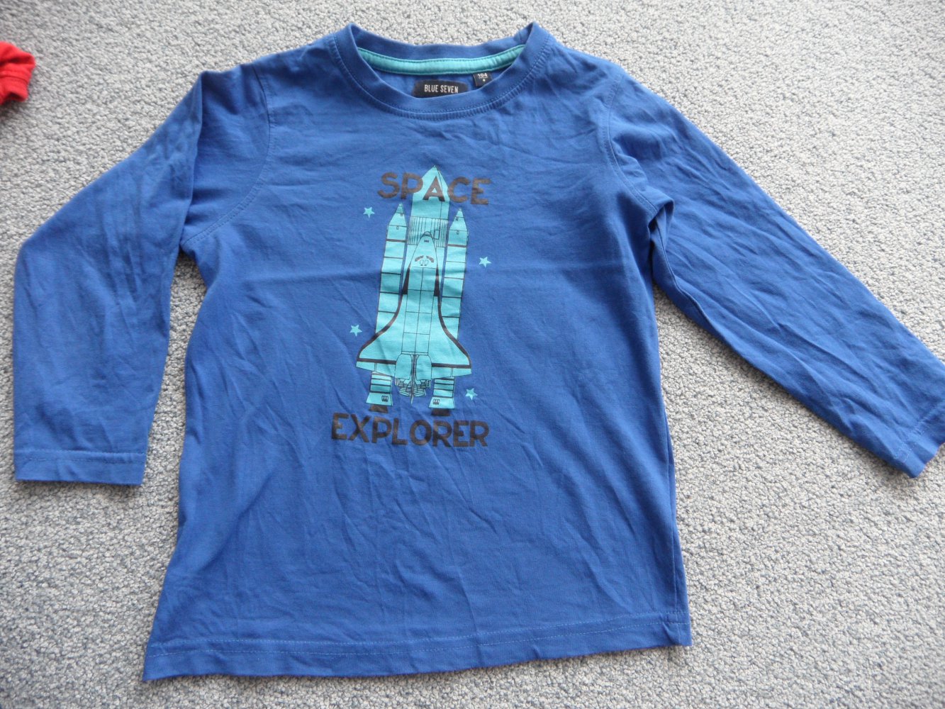 blue seven Langarmshirt Rakete Weltall Weltraum 104