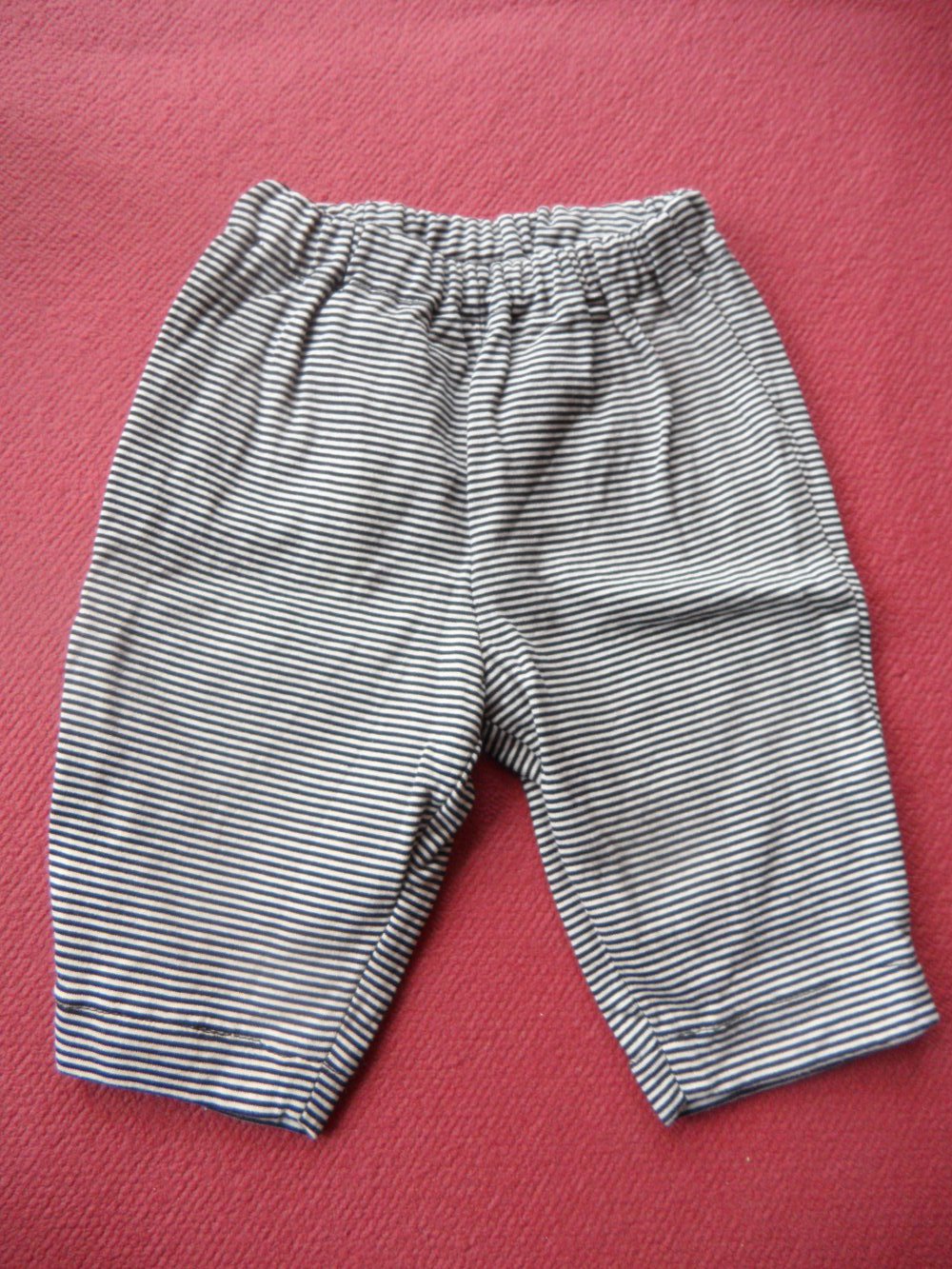 maritim stretchige Baumwolljersey-Hose Dawanda DIY