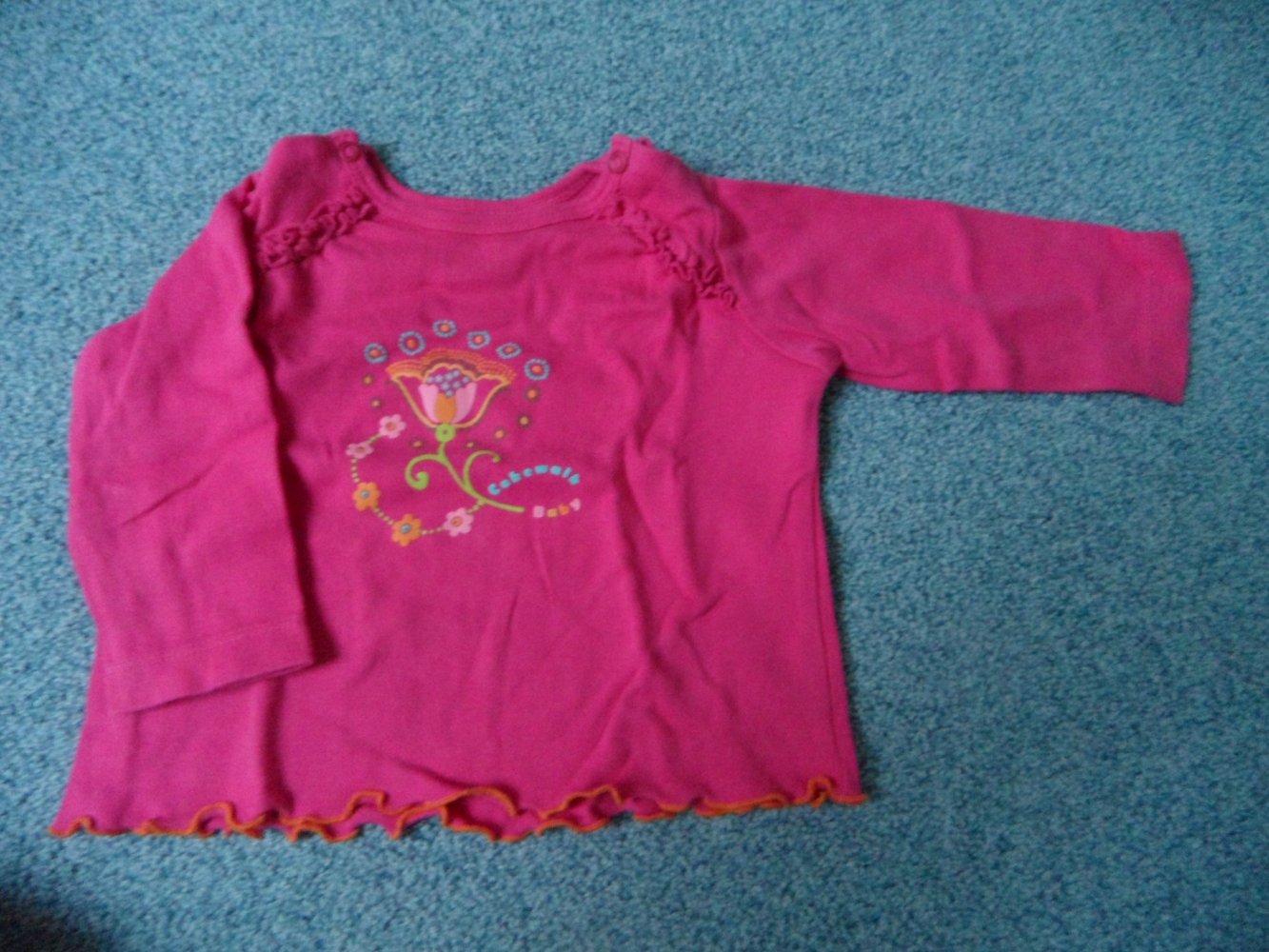 Cakewalk süßes Langarmshirt Rüschen 68