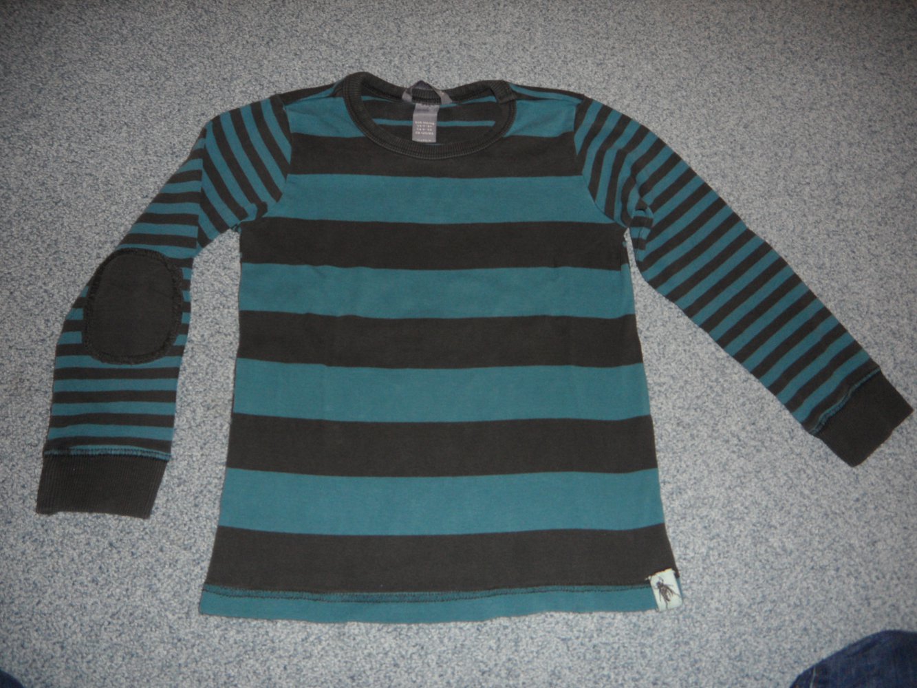 H&M Langarmshirt 110/116 Blockstreifen