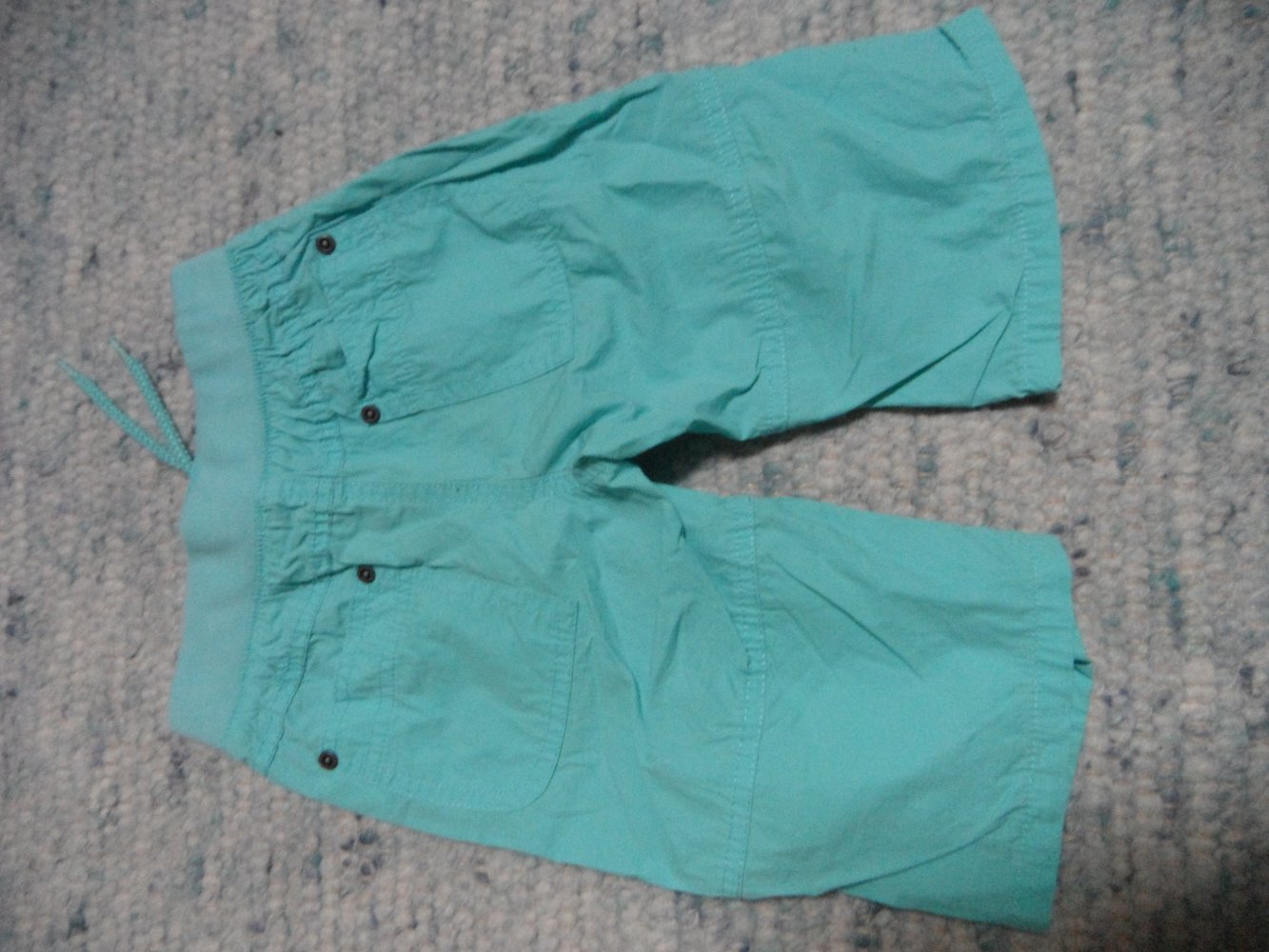 Vertbaudet Bermudas, krempelbar Gr. 104/110