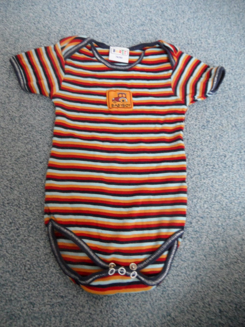 Body Ringel mit kleinem Traktor bunt