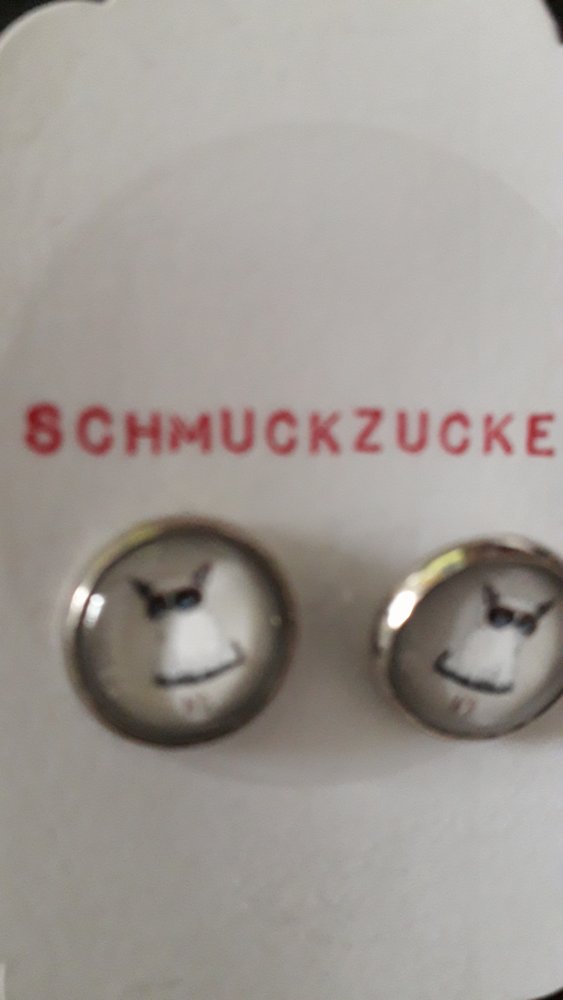 Ohrringe Crumpy Cat von Schmuckzucker