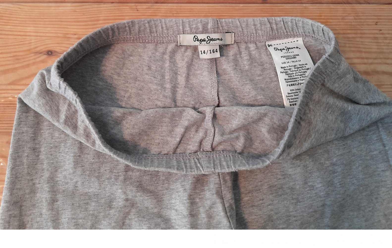 PEPE Jeans- graue Legging Gr14a ca 158/164