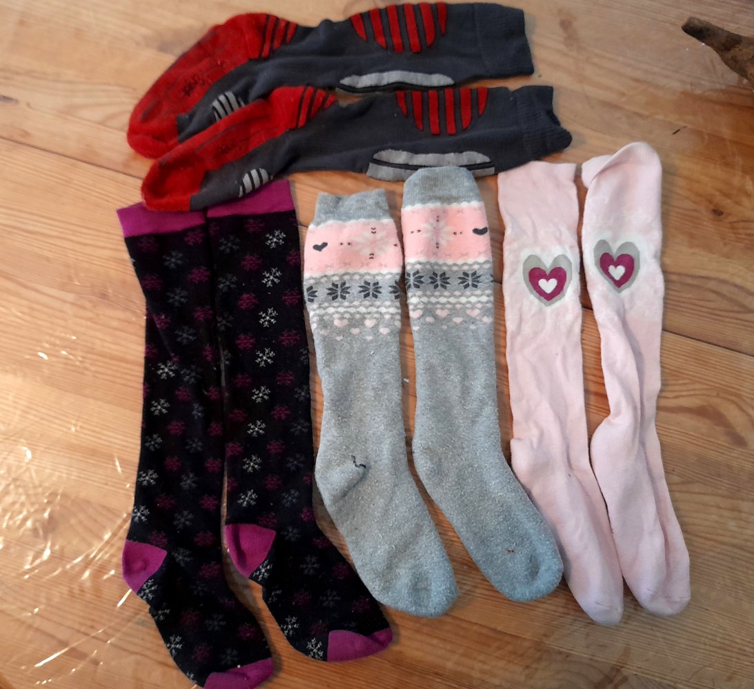 4 paar Kniestümpfe Gr.35-38