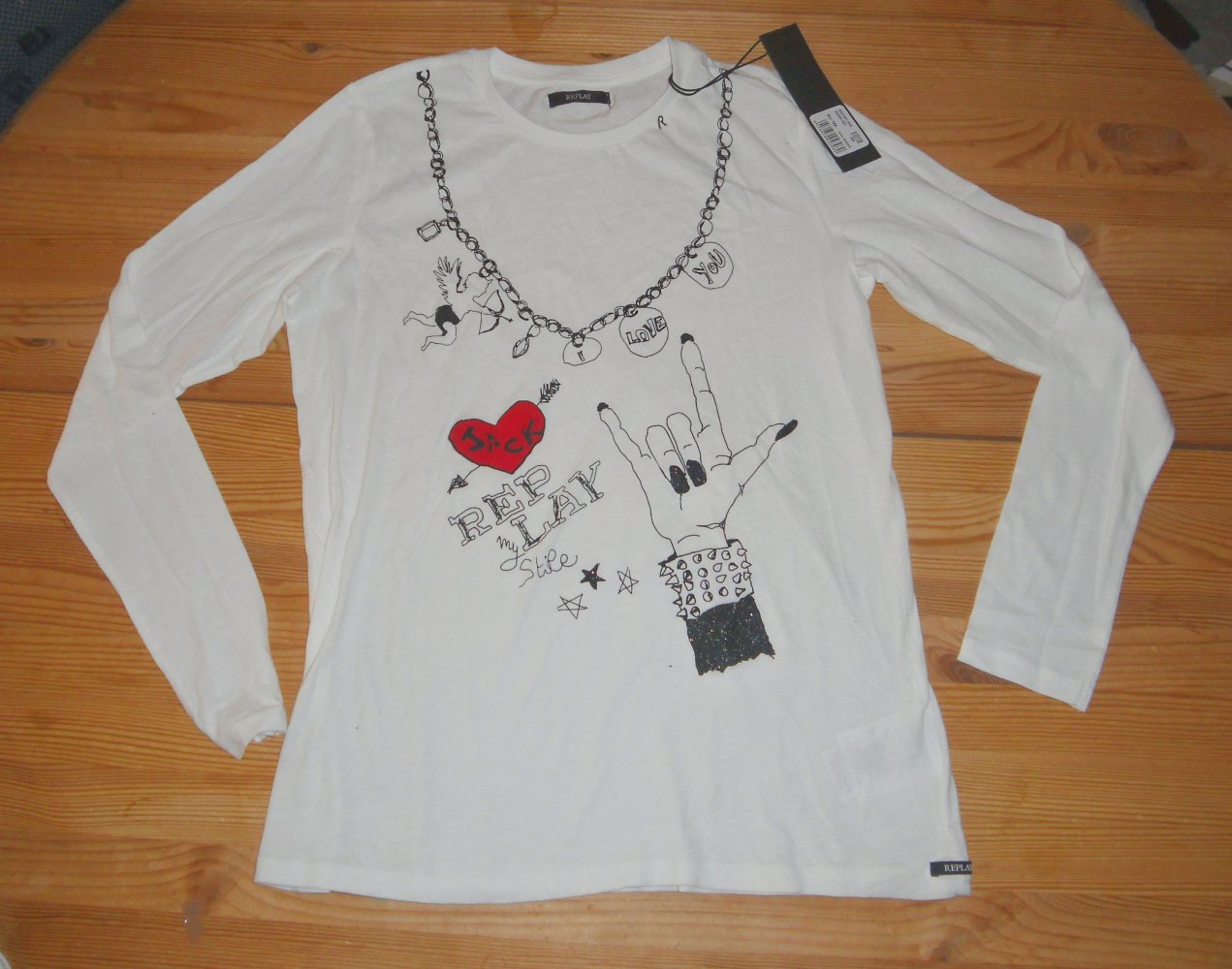 Neu-Replay- tolles Langarmshirt Gr.14y ca 164