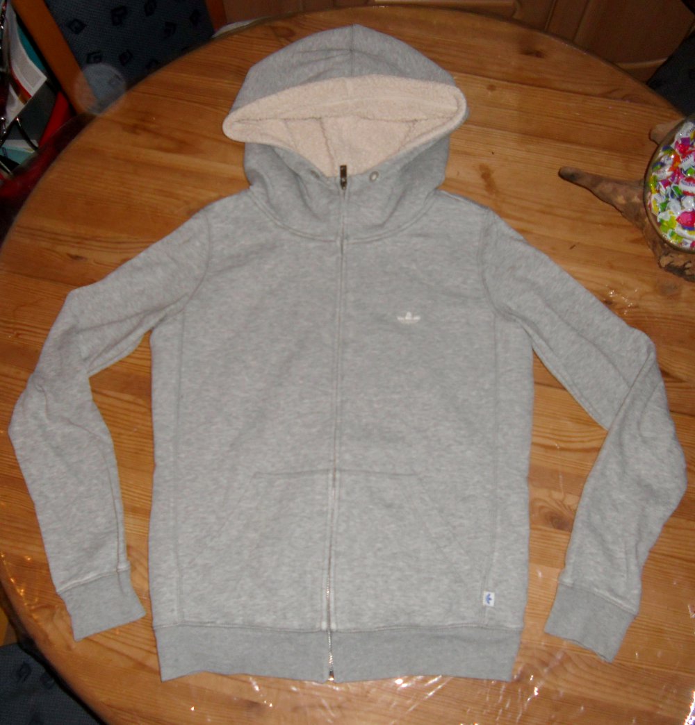 ADIDAS- warme,gefütterte Sweatjacke Gr.34 