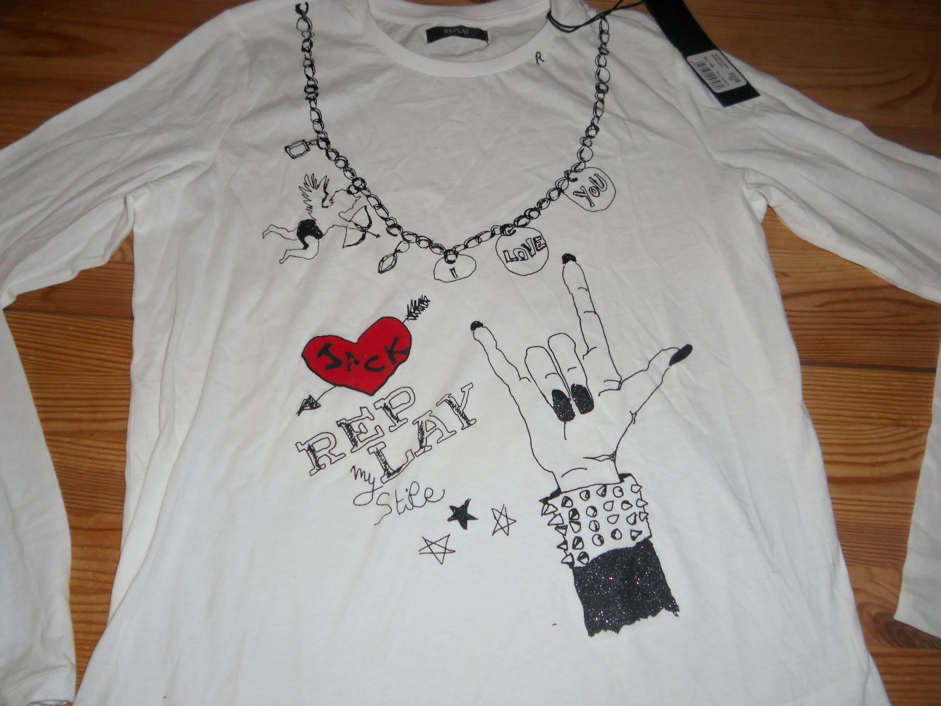 Neu-Replay- tolles Langarmshirt Gr.14y ca 164