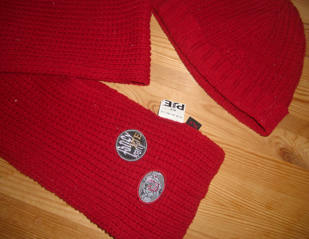 PJE/Pampolina- tolles Set, Mütze+Schal Gr.54cm