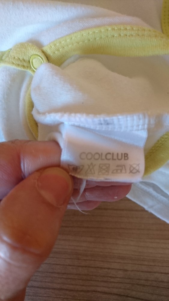 Unisex Kurzarmbody in Gr. 68 von Cool Club