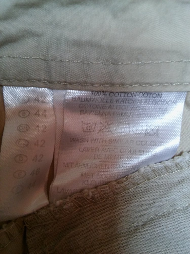 lange Hose hellbraun Gr. 42