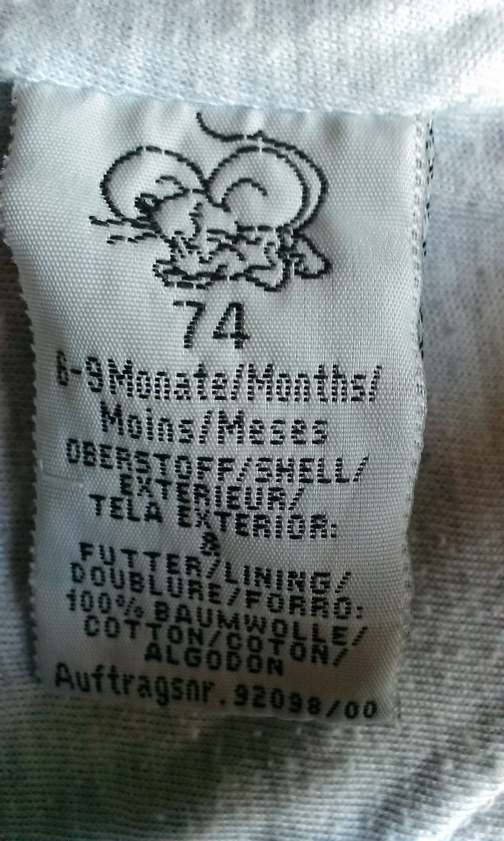 Latzjeans Gr. 74 